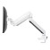 Neomounts NM-D775WHITEPLUS 10-49" Gas Spring Topfix 180°-Stop Desk Mount Single Monitor Arm - White