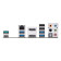 ASUS PRIME B550-PLUS AM4 DDR4 ATX Motherboard + PRIME AP303 MESH BLACK Chassis Bundle Pack