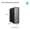 HP OmniDesk Slim S03-0009na Intel® Core i5-14400 8GB RAM 512GB SSD Windows 11 Home Tower PC