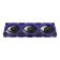 ASUS Prime MR120 ARGB 120mm Reverse PC Fan Triple Pack - Black