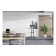 Neomounts FL50-550BL1 37-70" 50kg Height Adjustable Mobile TV Trolley Stand with Camera Shelf - Black
