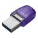 Kingston Technology DataTraveler microDuo USB Flash Drive 64GB USB Type-A / USB Type-C 3.2 - Purple