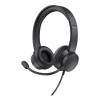 Trust HS-150 Wired On-Ear Stereo Headset - Black