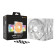 be quiet! Light Wings LX 140mm ARGB 7 Blades Case Fan - White Triple Pack