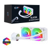 CiT Pro Glacier 240mm White ARGB Infinity 4-Pin PWM AIO Liquid Cooler
