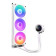 NZXT Kraken Plus 360mm ARGB  Intel/AMD AIO CPU Liquid Cooler w/ 1.54" LCD - White