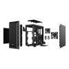 be quiet! Pure Base 600 Mid Tower ATX Gaming PC Case - Black Silver