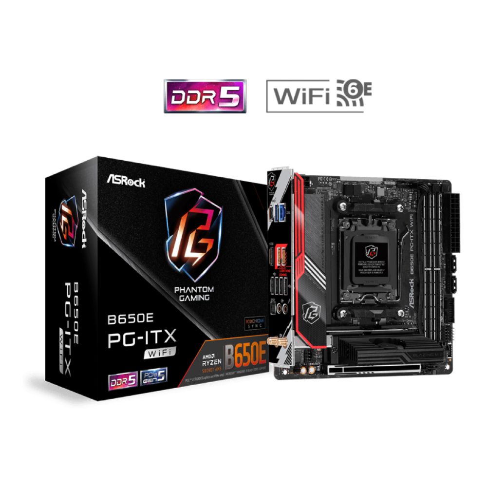 B650E PG-ITX WIFI Asrock B 650E PG mini ITX AMD Motherboard