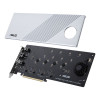 ASUS Hyper M.2 x16 Gen 4 NVMe Expansion Card with 4x M.2 Slots