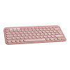 Logitech Pebble Keys 2 K380s Wireless + Bluetooth QWERTY Keyboard - Pink