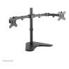 Neomounts FPMA-D550DDBLACK 10-32" Full Motion Dual Monitor Stand - Black