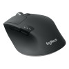 Logitech Triathlon M720 RF Wireless Bluetooth Optical 1000 DPI Mouse - Black