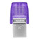 Kingston Technology DataTraveler microDuo USB Flash Drive 128GB USB Type-A / USB Type-C 3.2 - Purple