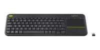 Logitech K400 Plus Wireless Touch Keyboard - Black