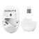 ASUS Fragrance MD101 2400 DPI RF Wireless Optical Mouse - Iridescent White
