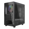 Vida Apollo M Micro-ATX Tempered Glass Gaming PC Case - Black
