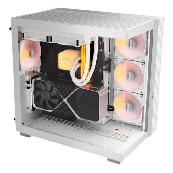 Be Quiet Light Base 600 LX Black PC case with optimized airflow and advanced cooling solutions
