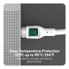 Hyper HyperJuice 240W Silicon USB-C to USB-C Cable 6 Feet - White