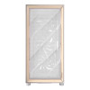 Antec Flux Wood Tempered Glass Mid Tower Gaming PC Case - White