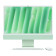 Refurbished - Apple iMac 24 M4 Chip 16GB RAM 256GB SSD 24" 4.5K Retina MacOS All-in-One PC - Green