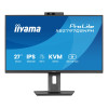 iiyama ProLite XB2797QSNPH-B1 27" Quad HD IPS 75Hz 1ms USB-C Height Adjustable Monitor with Speakers and Webcam - Matte Black
