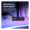Crucial P310 4TB M.2 2280 NVMe PCIe 5.0 SSD with heatsink