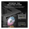 Corsair FRAME 4000D RS ARGB Tempered Glass Mid-Tower ATX PC Case - Black