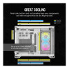 Corsair 2500X RGB Tempered Glass Mid Tower Gaming PC Case - White
