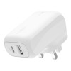 Belkin BoostCharge Dual Wall Fast Charger 42W - White