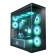 Arctic Xtender ARGB Mirror Tempered Glass w/ Vertical Mount Mid Tower PC Case - Black