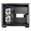Antec CX600M ARGB Tempered Glass Mini Tower Gaming PC Case - Black