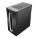 CiT Sauron Tempered Glass Mid-Tower ATX Gaming PC Case with Front LED Strip & 1 x Three-Sided Infinity ARGB Fan - Black