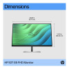 Refurbished - HP E-Series E27 G5 27" IPS Full HD Height Adjustable Monitor