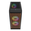 Gamdias AURA GC4 ARGB Tempered Glass Mid Tower Gaming PC Case - Black