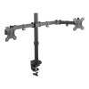 Neomounts FPMA-D550DBLACK 10-32" Full Motion Desk Mount Clamp & Grommet Dual Monitor Arm - Black