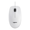 Logitech B120 Optical Wired 800 DPI Mouse - White