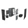 CiT MTX-008B Mini-ITX Desktop PC Case with 300W TFX Bronze 80 Power Supply - Black