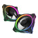 ASUS Prime MR120 ARGB 120mm PC Fan Triple Pack - Black