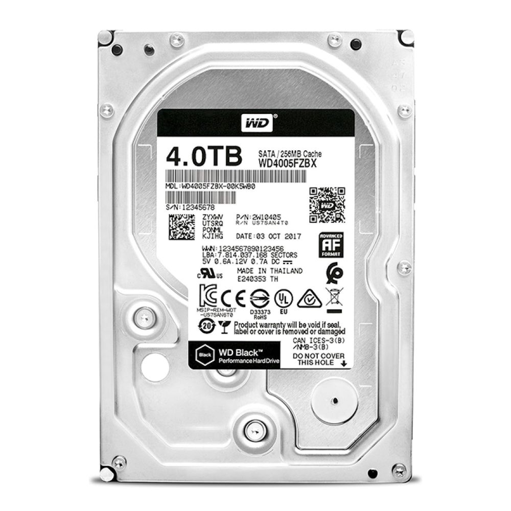 WD4005FFBX: Western Digital Red Pro 4TB 7200rpm Internal HDD