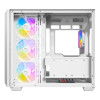 Antec C5 ARGB Tempered Glass Mid Tower Gaming PC Case - White
