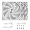 TRYX ROTA SL 120 ARGB 120 mm Reverse Triple Pack - White