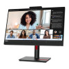 Side view of Lenovo ThinkVision T24mv-30 monitor with 16:9 aspect ratio