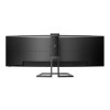 Philips P Line 499P9H/00 48.8" Dual Quad HD VA LCD 5ms USB-C Height Adjustable 32:9 SuperWide Curved Monitor with Webcam and Speakers