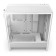 NZXT H5 Flow RGB Tempered Glass Mid Tower Gaming PC Case - White