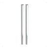 Unicol 1500mm x 2 Mild Steel Chrome Finished Undrilled Column Mounting Kit