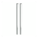 Unicol 1500mm x 2 Mild Steel Chrome Finished Undrilled Column Mounting Kit