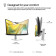 HP Series 5 Pro 534pm 34" Wide Quad HD 100Hz 5ms USB-C Height Adjustable Curved Conferencing Monitor with Speakers and Camera