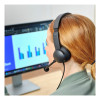 Trust HS-260 ENC Wired On-Ear Headset - Black