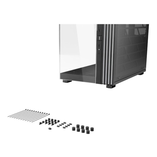 Be Quiet Light Base 900 DX featuring ARGB front panel and sleek black finish for stylish PC setups