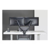Neomounts FPMA-D650DBLACK 17-27" Coil Spring Full Motion Desk Mount Dual Monitor Arm - Black
